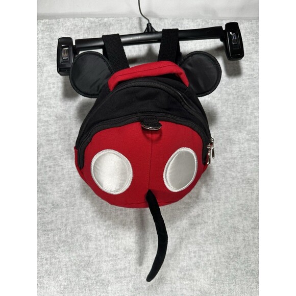 9” Ladybug Backpack For Kids Black and Red 2 Zipper Pockets Small - Picture 1 of 6